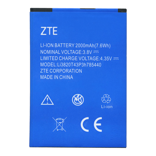 Акумулятор ZTE LI3820T43H7785440 select ZTE Blade L370 use ZTE Blade L2 Plus