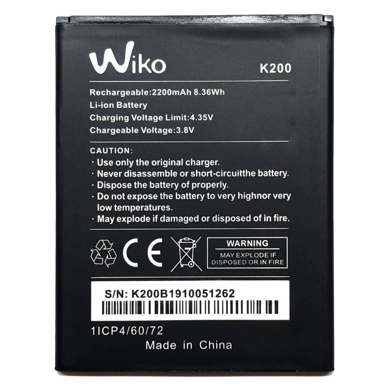 Акумулятор Wiko K200 / Wiko Y50 / Wiko Sunny 3 Plus / Wiko Sunny 4