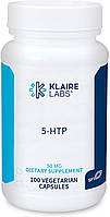 Klaire Labs, 5-HTP (L-5-гідрокситриптофан) 50 мг, 100 капсул BX307, фото 3