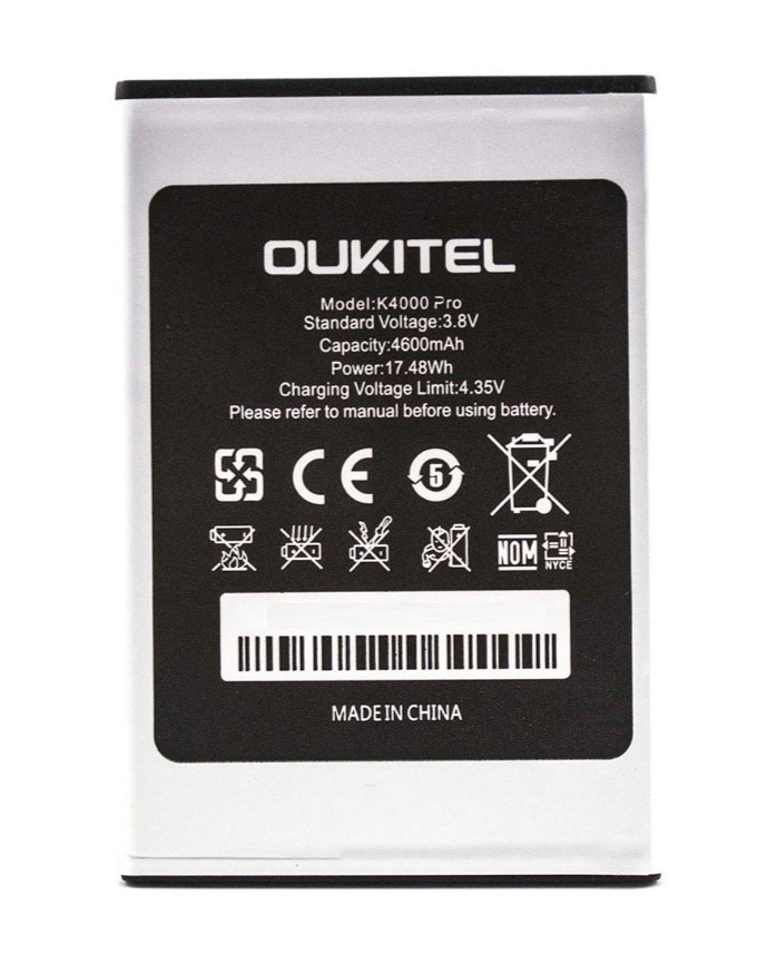 Акумулятор Oukitel K4000 Pro (4600mAh)