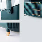 Модний скринька для зберігання косметики | Підставка-органайзер для косметики | Органайзер для косметики, фото 5