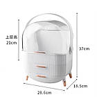 Модний скринька для зберігання косметики | Підставка-органайзер для косметики | Органайзер для косметики, фото 6