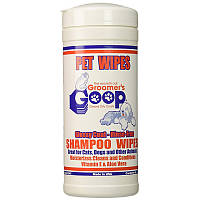 Groomer`s Goop Glossy Coat Специальные моющие салфетки для собак и кошек 40 шт.