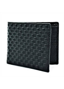 Чоловічий шкіряний гаманець Weatro Чорний nw-k-8916-15-1