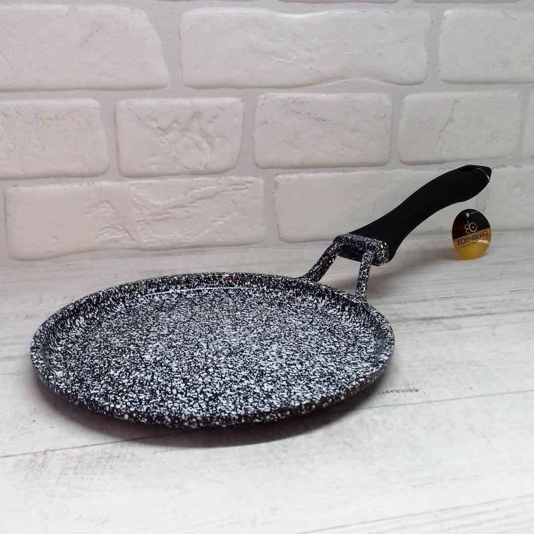 Млисна сковорода 20 см Edenberg EB-3391 Сковорідка для млинців з антипригарним гранітним покриттям, фото 1