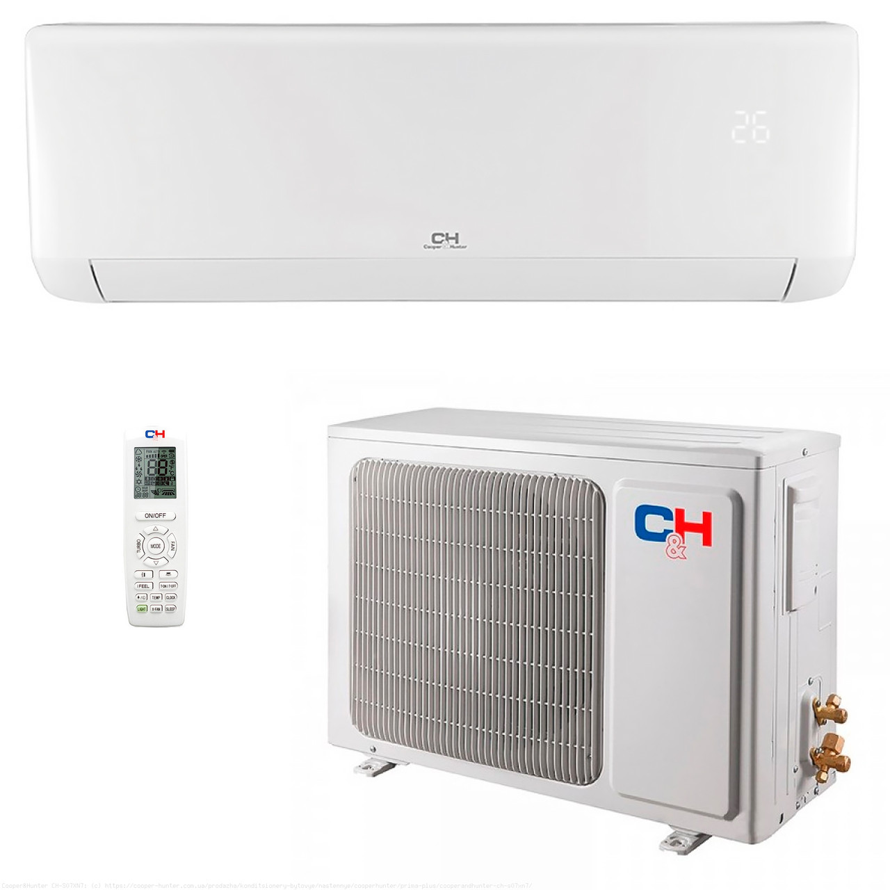 Кондиціонер Cooper&Hunter COZY CH-S18FTXK-NG (до 50м2, R32, інвертор), фото 1