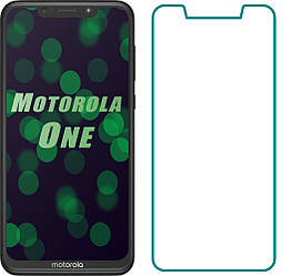 Захисне скло Motorola One (Прозоре 2.5 D 9H) (Моторола Оне)