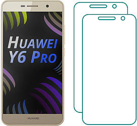 Комплект Huawei Y6 Pro Захисні Стекла (2 шт.) (Хуавей У6 Про)