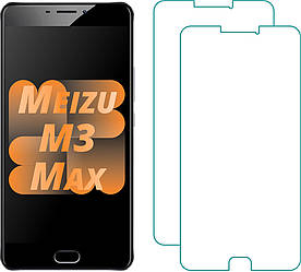 Комплект Meizu M3 Max Захисні Стекла (2 шт.) (Мейзу М3 Макс Мах)