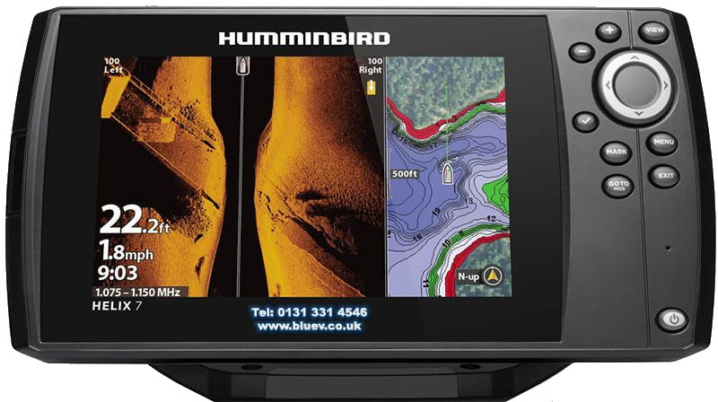 Ехолот (картпліттер) Humminbird Helix 7 Chirp Mega SI GPS G3 (410950-1)