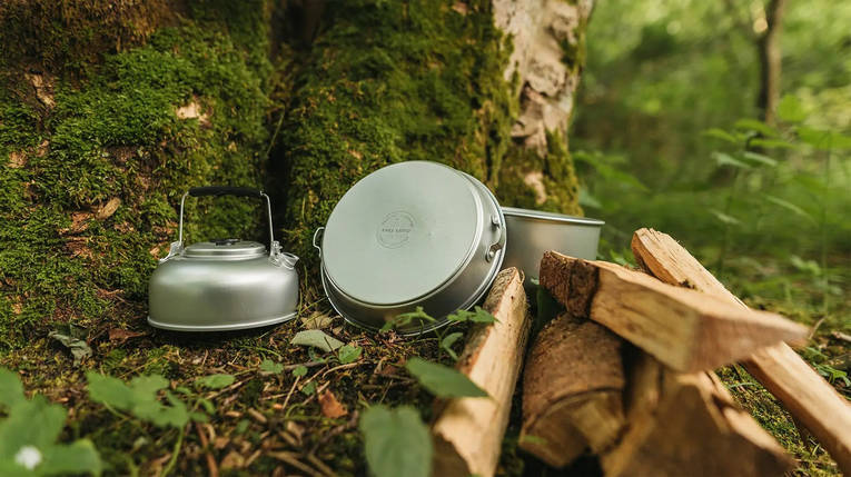 Набір туристичного посуду Easy Camp Adventure Cook Set M Silver (580038), фото 3