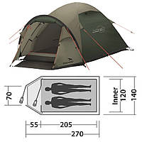 Палатка Easy Camp Quasar 200 Rustic Green (120394)