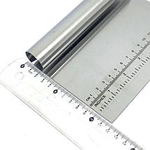 Шпатель  шкребок кондитерський з лінійкою з нержавіючої сталі 150х120 мм, фото 5