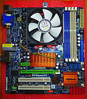 4ех ЯДЕРНЫЙ МОЩНЫЙ Комплект под DDR3- Процессор AMD PHENOM II X4 955 BLACK EDITION ( 4 ЯДРА по 3.2 GHZ) +Плата
