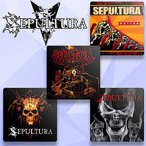 Підставки під чашку Sepultura "Creative Skull"
