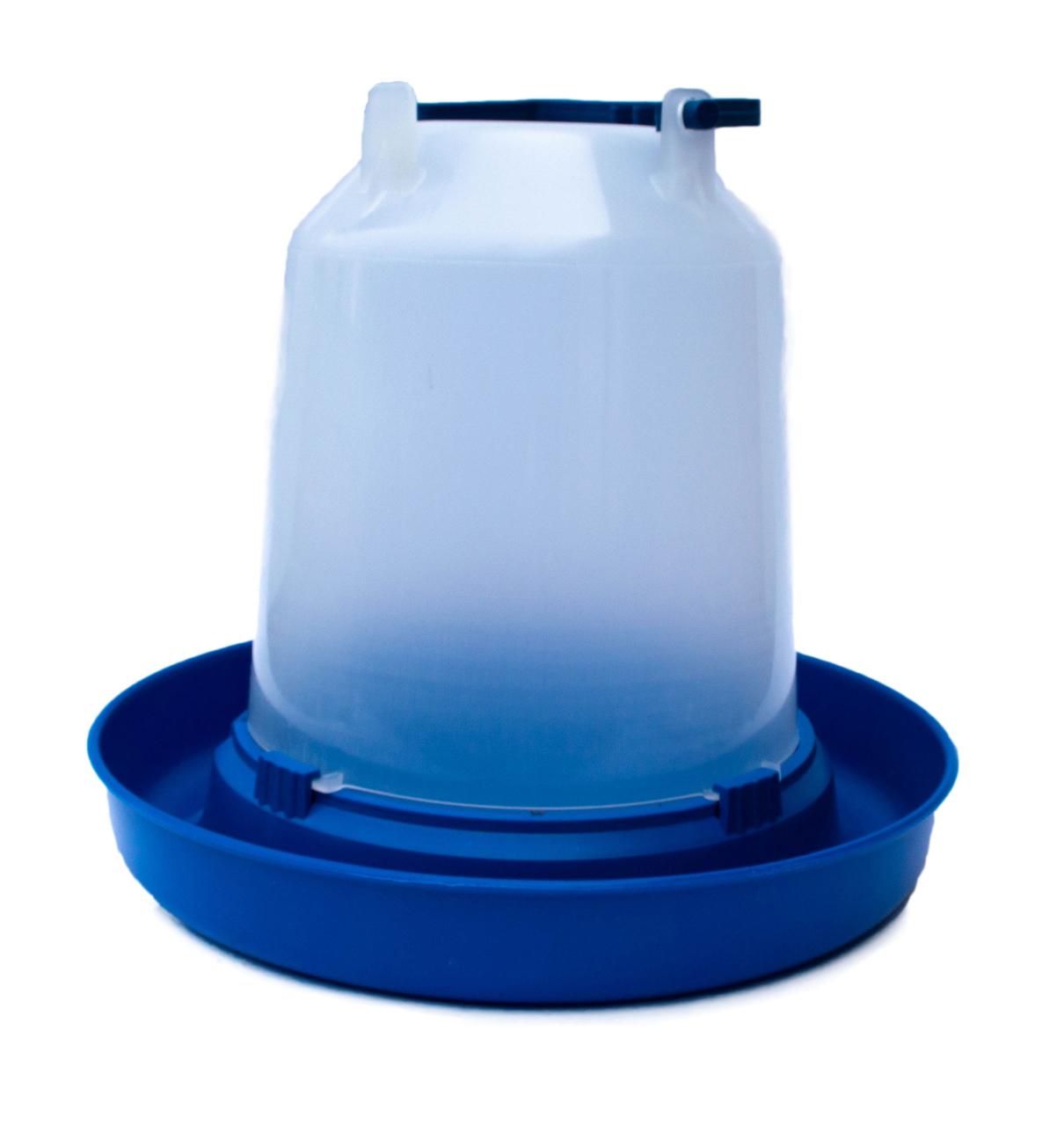 Поїлка для птиці на 3 літри з пластиковою ручкою (Сюрприз) 10 шт/уп, фото 1