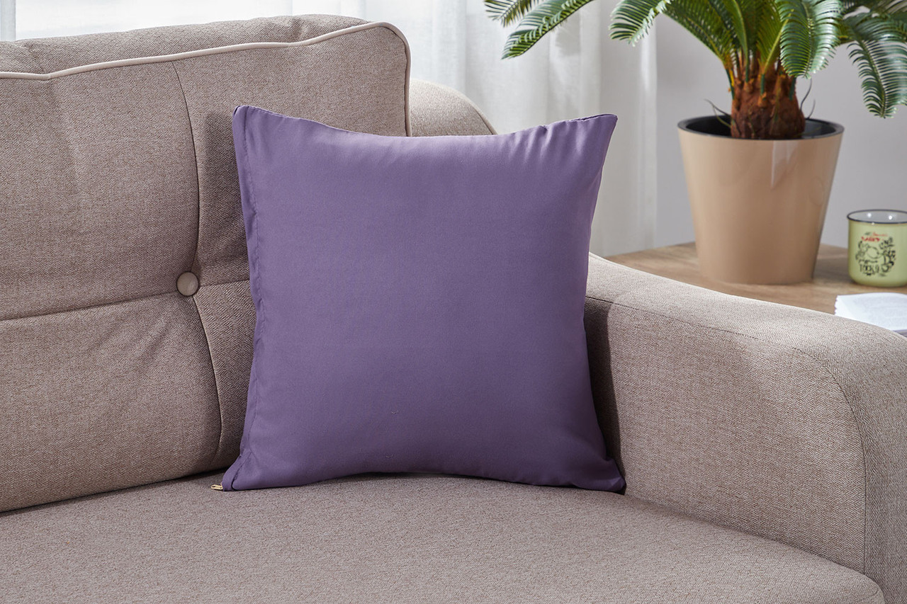 Подушка декоративная фиолетового цвета - фото 1 - id-p1432123567