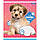 Зошит шкільний 12 аркушів у косу лінію 1 Вересня Lovely puppies 765415, фото 3