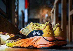 Кросівки Adidas Yeezy Boost 700 Sun Yellow, фото 5