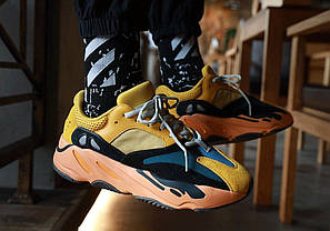 Кросівки Adidas Yeezy Boost 700 Sun Yellow, фото 6