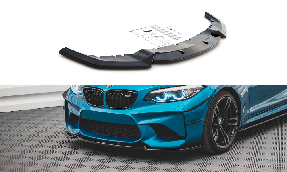 Спліттер BMW M2 F87 елерон тюнінг спідниця (V2)
