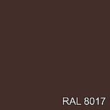Капельник алюмінієвий цоколь фундамент відлив під плитку козирьок довжина 2,7 метра коричневий RAL 8017, фото 5