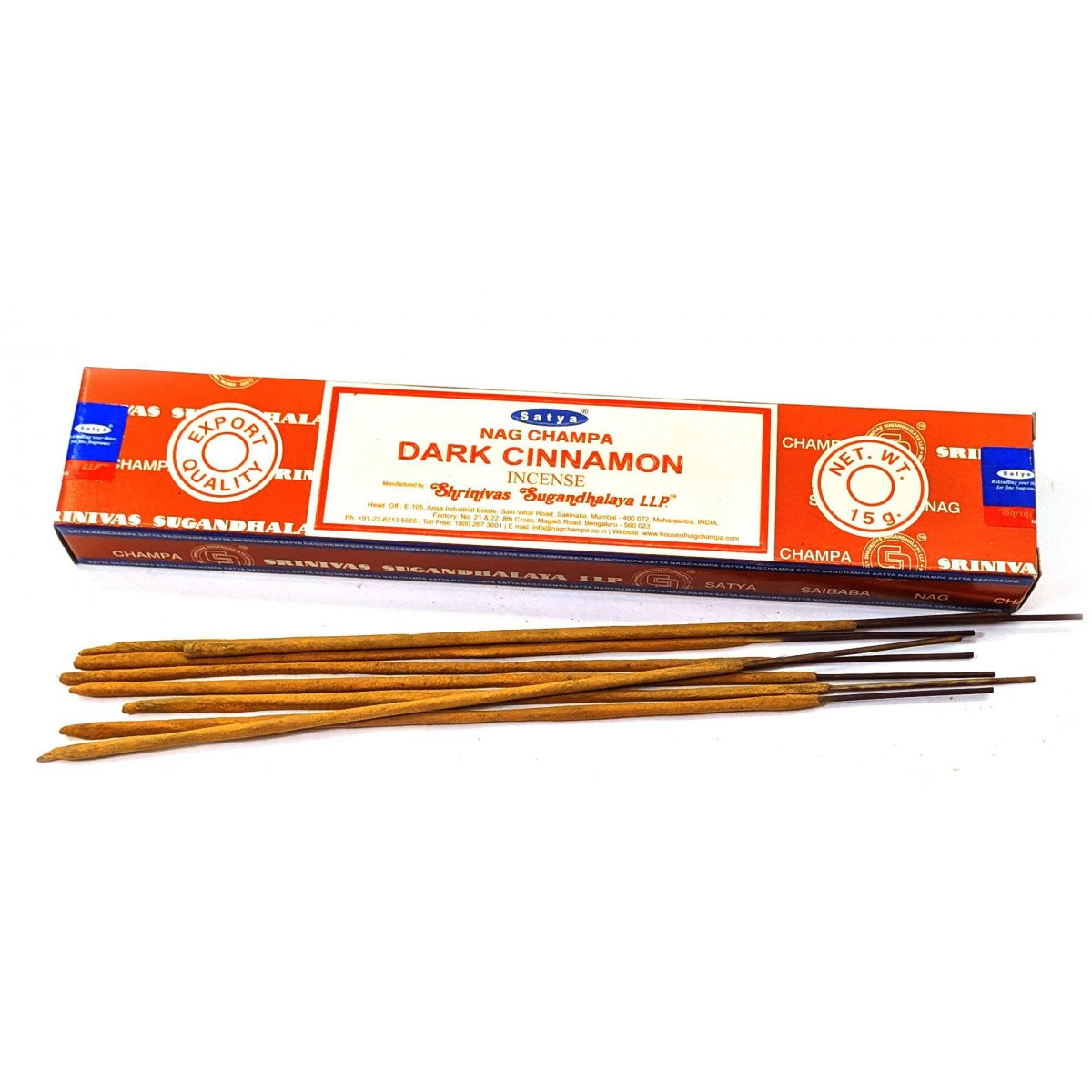 Масала палички Dark Cinnamon (Темна кориця), Satya