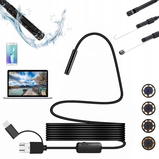 Ендоскоп камера інспекційна fullHD fullHD Android USB-C