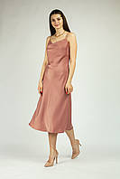 Платье-комбинация на бретелях в розовом цвете 21555 (2000000053059)