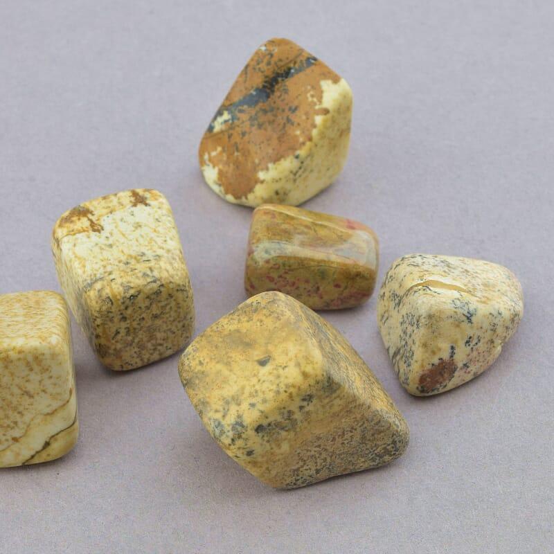 Галтовка из натурального камня Яшма 13х13, фото 1