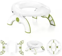 Дитячий дорожній горщик — туалет OXO Tot 2-in-1 Go Potty for Travel, накладка на унітаз., фото 6