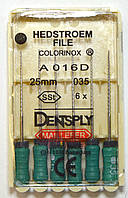 H-File 25мм, уп.6шт, №035, Dentsply Maillefer