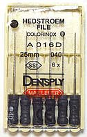 H-File 25мм, уп.6шт, №040, Dentsply Maillefer