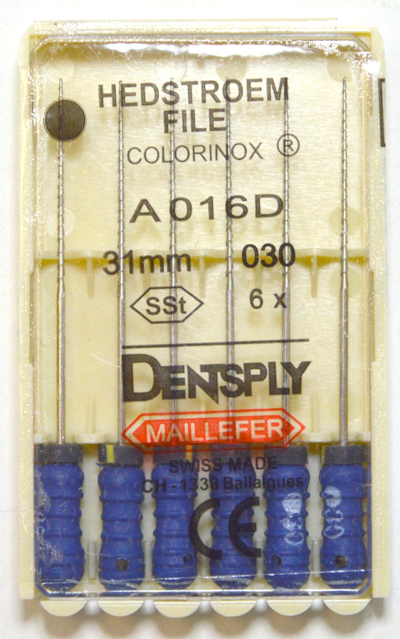 H-File 31 мм, пак.6шт, No030, Dentsply Maillefer