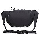 Тактична сумка поясна Fox армійська чорна сумка на плече повсякденна LG473 тактичні сумки чорні Fox, фото 4