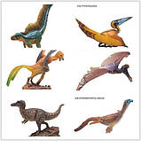 Подарунковий набір динозаврів PNSO 48 шт.  Dinosaurs Mini Models., фото 7