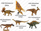 Подарунковий набір динозаврів PNSO 48 шт.  Dinosaurs Mini Models., фото 8