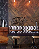 Ведмідь – Полігональний дерев'яний декор на стіну