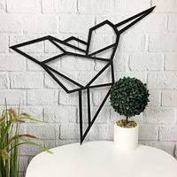 Дерев'яне декоративне настінне панно «Колібрі»