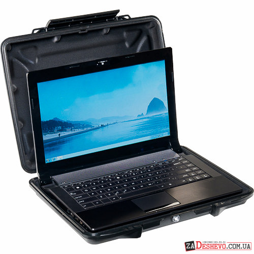 Pelican 1085CC Hardback Laptop Computer Case with Laptop Liner - Black (1080-023-110) - фото 4 - id-p214284768