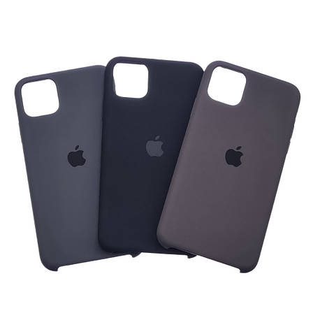 Чохол Silicone Case для Apple iPhone 11 Pro Max Black, фото 2