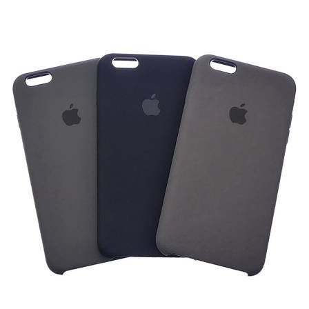 Чохол Silicone Case для Apple iPhone 6 Plus/6s Plus Black, фото 2