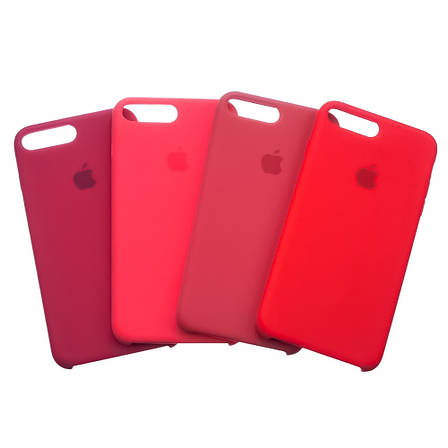 Чохол Silicone Case для Apple iPhone 7 Plus/ 8 Plus Red, фото 2