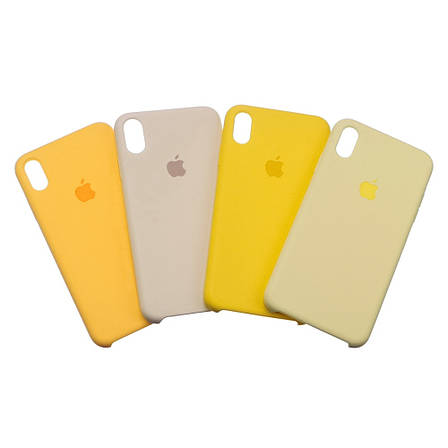 Чохол Silicone Case для Apple iPhone XS Max Yellow, фото 2