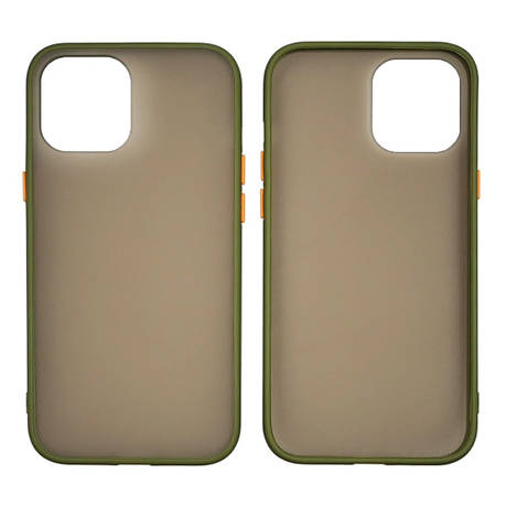 Чохол Totu Gingle series для Apple iPhone 12 Pro Max зелений хакі, фото 2