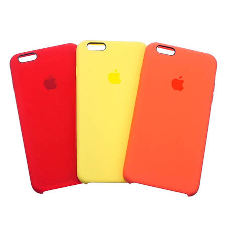 Чохол Silicone Case для Apple iPhone 6 Plus/6s Plus Canary yellow, фото 2