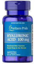 Гіалуронова кислота Puritan's Pride Hyaluronic Acid 100 mg 30 капс, фото 3