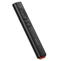 Беспроводная указка-презентер BASEUS Orange Dot Wireless Presenter (Red Laser) |30m, USB/Type-C Receiver|