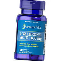 Гиалуроновая кислота (HA) Puritan's Pride Hyaluronic Acid 100 mg 30 капсул