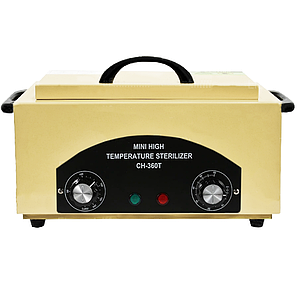 Стерилізатор сухожарова шафа CH-360T для косметологічних інструментів, молочний